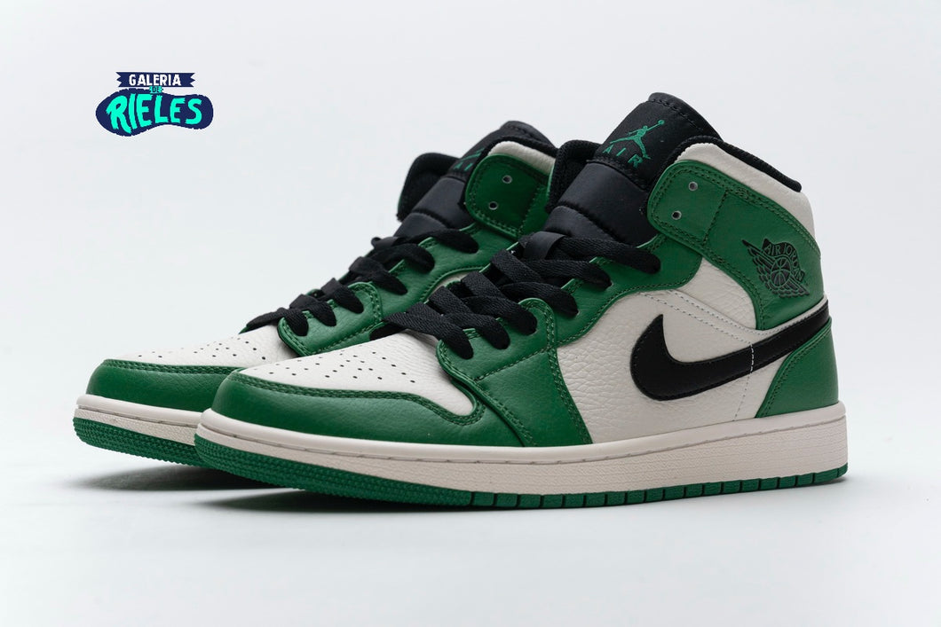 Jordan 1 Mid Pine Green